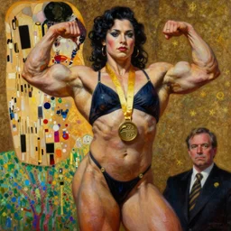 highly detailed oil painting of thick female bodybuilder power girl, very intricate, cinematic lighting, award - winning, the good spirit of god, by roberto ferri, by tom bagshaw, by j. c. leyendecker and klimt, beautiful cinematic light, american romanticism, by austin osman spare, artstation, cgsociety, official art, octane