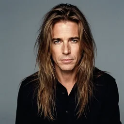 a portrait photo of xavier jonas by annie leibovitz