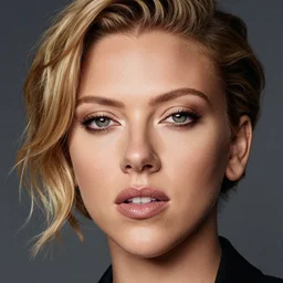 Portrait photography of someone who have the nose of Scarlett Johansson, the lips of Rihanna and the eyes of Jessica Alba, award winning photography by Leonardo Espina