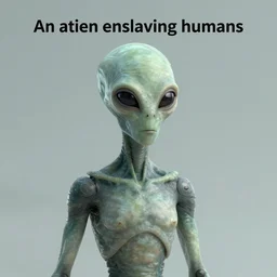 “An alien enslaving humans”