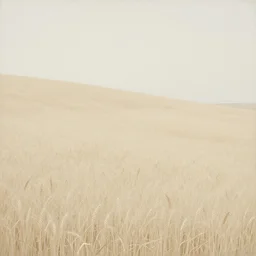 painterly minimal endless bland pale bleached sloping wheat farmland 1 2 3 5 by from mulan ( 1 9 9 7 )