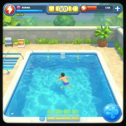 pool maintenance simulator, gameplay screenshot