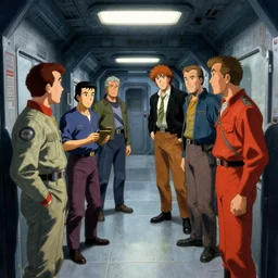 spaceship corridor. interact. ralph mcquarrie scenes. art by, keith parkinson, walter simonson, gerald brom, keith parkinson. r / retrobattlestations