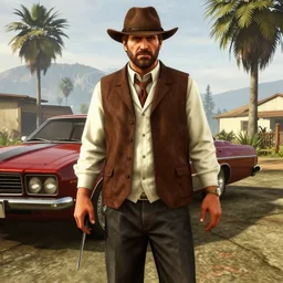 gta 5 in style of red dead redemption 2