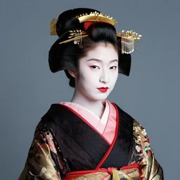 Portrait Photograph of a Japanese Geisha Maxwell Chrome 200