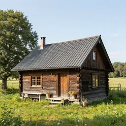rustic country cabin exterior by andreas franke