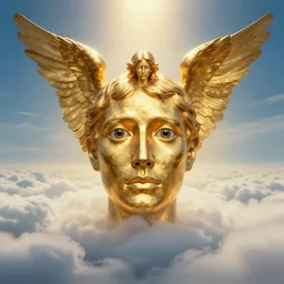 heaven!!!!!!!!, gold gates of heaven!!!!!!!!, clouds on ground!!!!!, fog!!!, columbo angel, peter falk as columbo, symmetrical face!!!!, round symmetrical eyes!!!, color, hdr