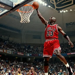 isran from skyrim absolutely dunking on michael jordan