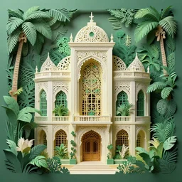 building, jungle jungle jungle jungle jungle, kirigami, dichromatism, paradox, volumetric light, insanely detailed and intricate, hypermaximalist, elegant, ornate, hyper realistic, super detailed, by remedios varo uranga