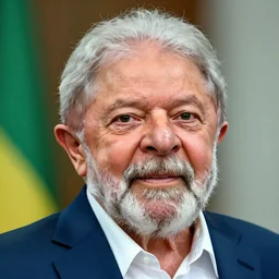 a portrait of luiz inacio lula da sila, instrinsic, digital art