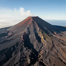 dragon at the edge of volcano