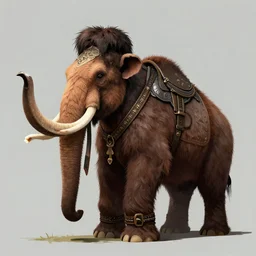 mammoth rider concept art, clad in ancient norse armor, beksinski