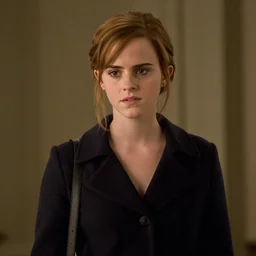 Movie still of Emma Watson in A Clockwork Orange
