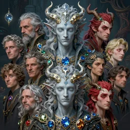 beautiful gemini good and evil, happy and sad faces, fantasy character portrait, ultra realistic, wide angle, intricate details, total recal artifacts, highly detailed by peter mohrbacher, boris vallejo, hajime sorayama, wayne barlowe, aaron horkey, gaston bussiere, craig mullins