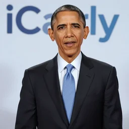 Obama as a guest on iCarly