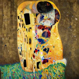 an insanely detailed cell shaded vector art of a side profile portrait, intricate detailed color smashing fluid oil paint and acrylic, autumn leaves headdress, melting wax, mycelia, abstract impressionism, ruan jia, fantasy, hyper detailed, concept art, by gustav klimt,