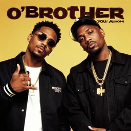 o'brother you and i album cover, in the style of hip - hop,