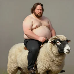 portrait of morbidly obese keanu reeves riding a texel sheep, elegant intricate digital painting artstation concept art by mark brooks and brad kunkle detailed