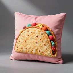 pink taco pillows