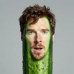 cucumber with the face of benedict cumberbatch