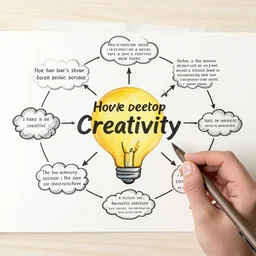 an image showing you how to develop creativity