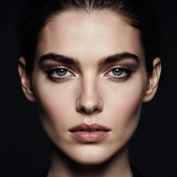 portrait photography of top model by annie leibovitz, perfect facial symmetry, dim volumetric cinematic lighting, 8 k, post - processing, extremely hyper - detailed, intricate, epic composition, masterpiece, stunning,