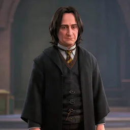 movie frame still of snape from harry potter in the style of pixar 3 d animation, disney 3 d animation