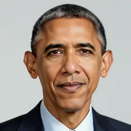 a stunning portrait of barack obama, artwork by aaron jasinski