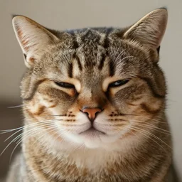 photo of a cat facepalm