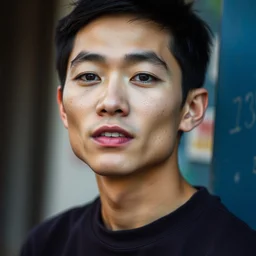 portrait of a vietnamese young man
