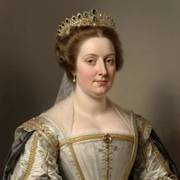 portrait of a Queen made in 1847