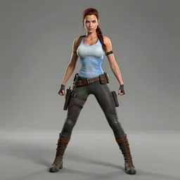 Lara Croft t-pose