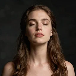 a beautiful woman is hypnotized