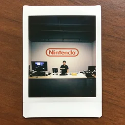 polaroid of the nintendo labs
