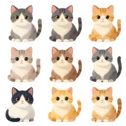 a collection of cats