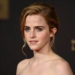 portrait of emma watson in wpap style