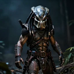 photo of predator from the movie predator in stealth mode, invisible