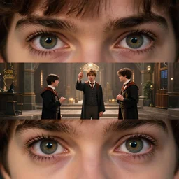 sharp, highly detailed, high quality freeze frame, from a 2 0 1 9 sci fi color movie, set in 1 8 6 0 in an alternate universe, mid distant shot of three students practicing magic, at the'school of science and magic ', 1 8 6 0 s era clothing, good lighting, in focus, detailed eyes, 3 5 mm macro lens, live action, award winning lighting, award winning photography