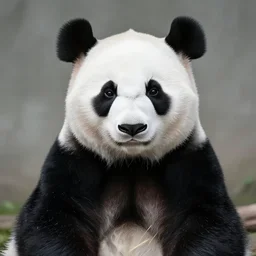 perfectly centered face portrait, panda, professional portrait photography, candid photography, unreal engine 5, highly detailed, accurate
