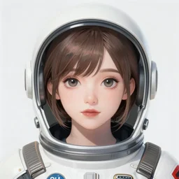 portrait Anime space cadet girl Anna Lee Fisher anime cute-fine-face, pretty face, realistic shaded Perfect face, fine details. Anime. realistic shaded lighting by Ilya Kuvshinov Giuseppe Dangelico Pino and Michael Garmash and Rob Rey, IAMAG premiere, ✨✨✨✨✨✨ aaaa achievement collection, elegant freckles, fabulous
