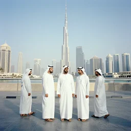 a photo inside of Dubai in 1977