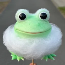 cotton candy frog