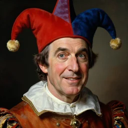 closeup portrait of whimsical conniving ted cruz, court jester in renaissance era,, masterpiece, by donato giancola and greg rutkowski and wayne barlow and zdzisław beksinski, high contrast, realistic face