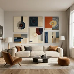 rendered in blender constructivism in beautiful room, music abstract, photo collage, high resolution, unreal 6, breathtaking detailed, by cornell joseph