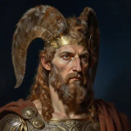 portrait of a ares, extreme fine detail background, night, highly detailed, high quality, digital painting, hyperrealistic, by gaston bussiere, j. c. leyendecker, craig mullins