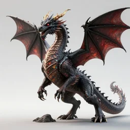 standing on four feet full - body of a giant western - style dragon, design art of a dragon, image of a dragon, picture of a dragon, ( stylized, artgerm, artstation, hd, cgsociety, cgi, realistic, dramatic, cinematic, artistic, trending, detailed )