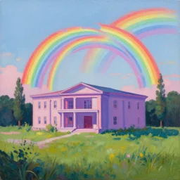 a beautiful painting of a building in a serene landscape, ((((((((((((((((((((((((((((((((((((((((((((((((((((((((((((((((((((((((((((((((((((((((((((((((((((((((((((((((((((((((((((((((((((((((((((((((((((((((((((((((neon rainbow))))))))))))))))))))))))))))))))))))))))))))))))))))))))))))))))))))))))))))))))))))))))))))))))))))))))))))))))))))))))))))))))))))))))))))))))))))))))))))))))