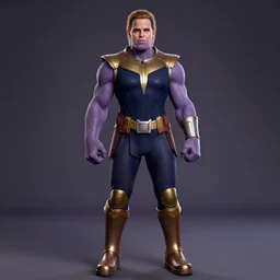 Full body poster of Emma Watson as Thanos