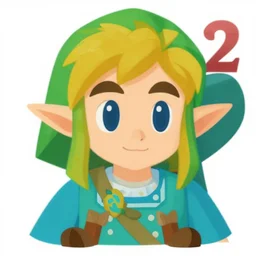 game zelda 2 d game on white background, disney animation color palette, smooth vector lines, solid colors, flat 2 d design, 2 d sprites, 8 k, close up