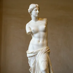 pippi as the Venus de Milo statue
